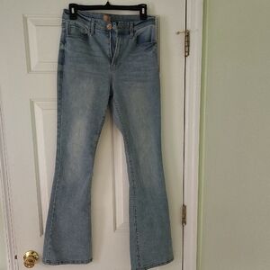 Light Blue Flared Jeans